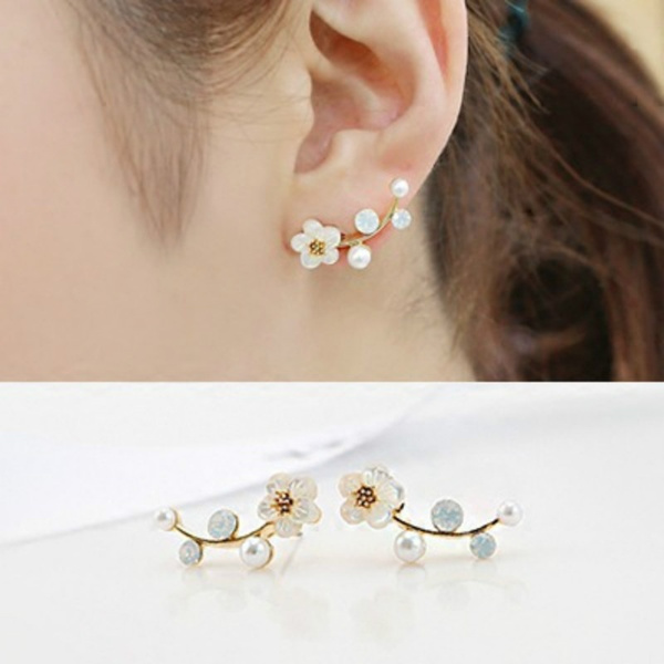 2pcs Butterfly Korean Style Ear Cuff Earrings with 1pcs Chain Tassel  Earrings | eBay